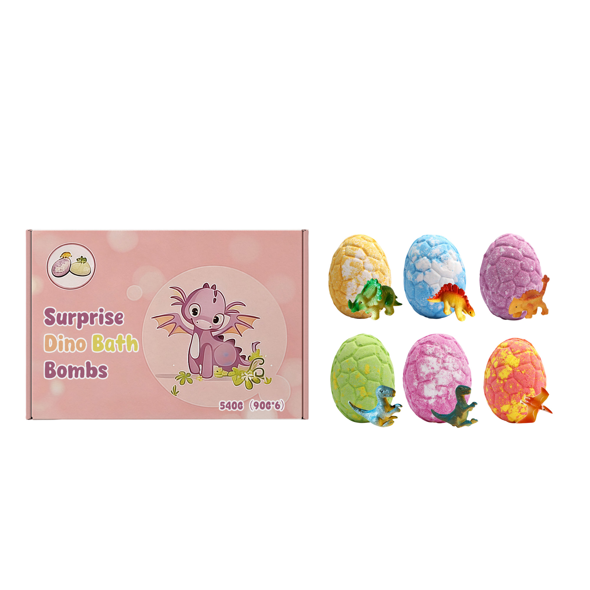 Dinosaur Egg Bath Bombs for Ki - огляд і ціна Bath Salts