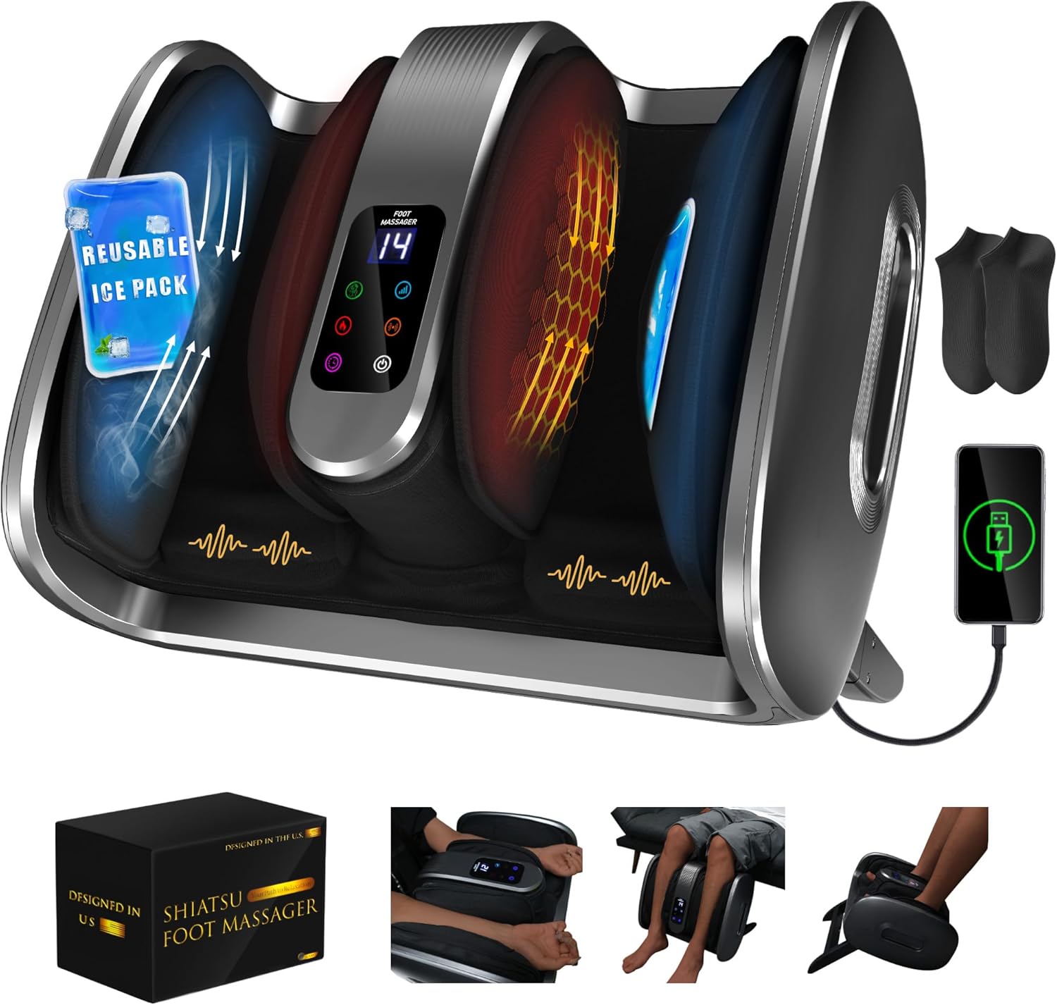 R Home Use Professional Shiats - огляд і ціна Foot Spa