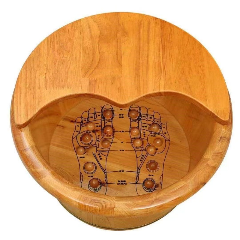 Cedar Wood Foot Soaking Bucket - огляд і ціна Spa Massager