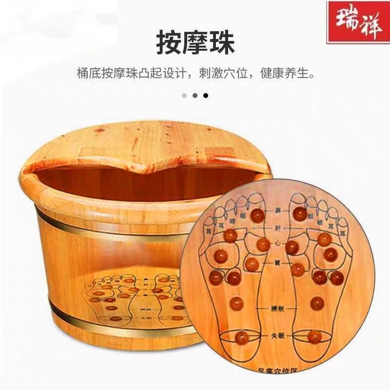 Cedar Wood Foot Soaking Bucket - огляд і ціна Spa Massager