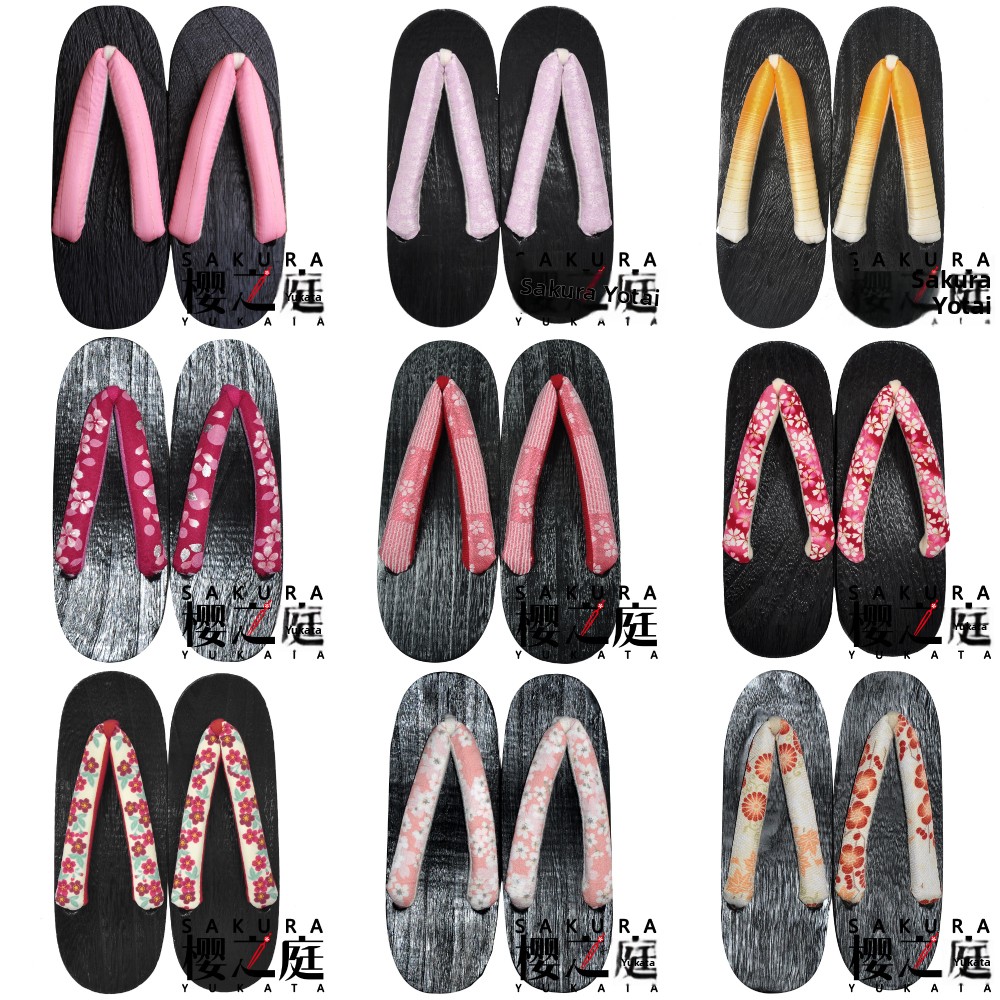 Sakura Yukata Wooden Sandals P - огляд і ціна Bathrobe