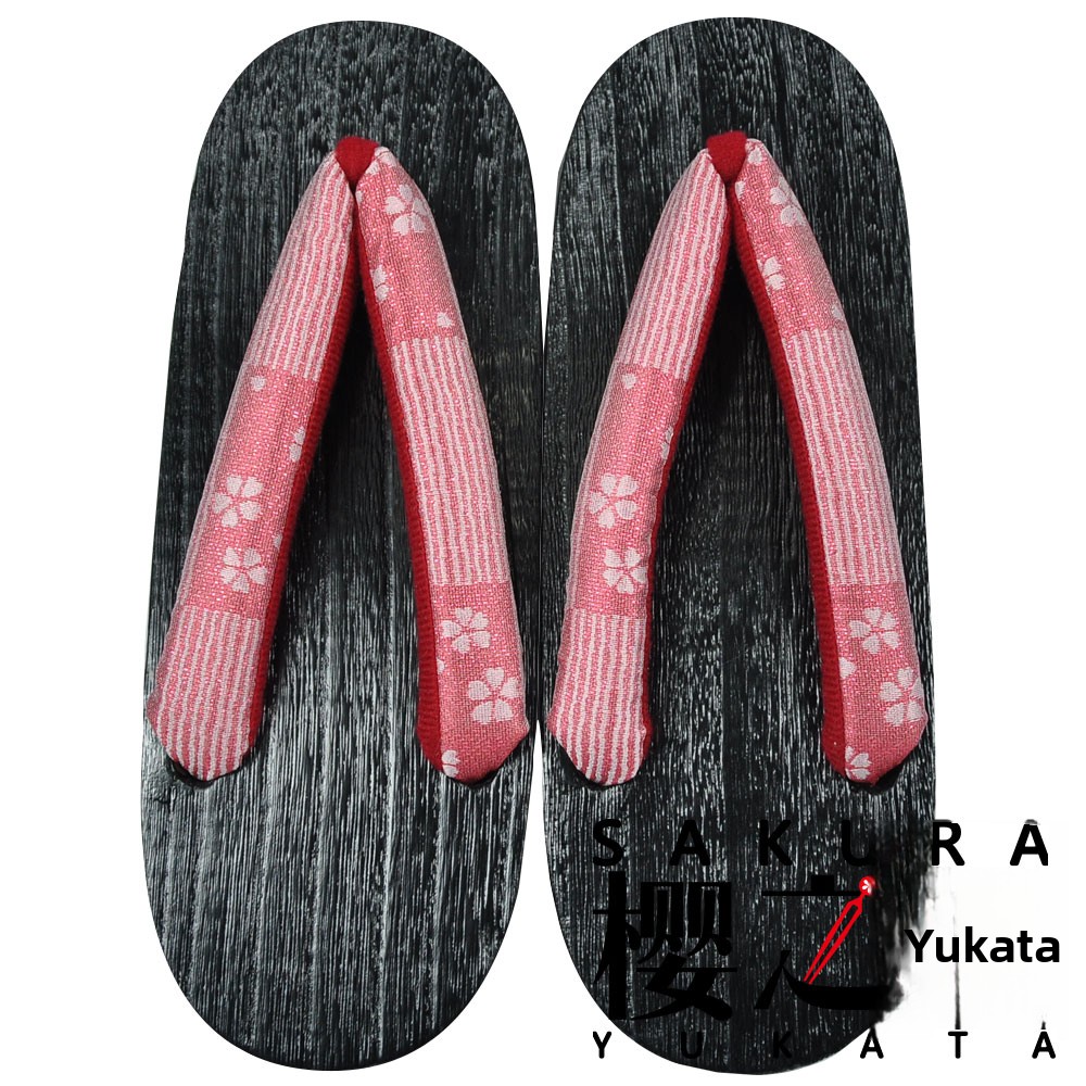 Sakura Yukata Wooden Sandals P - огляд і ціна Bathrobe