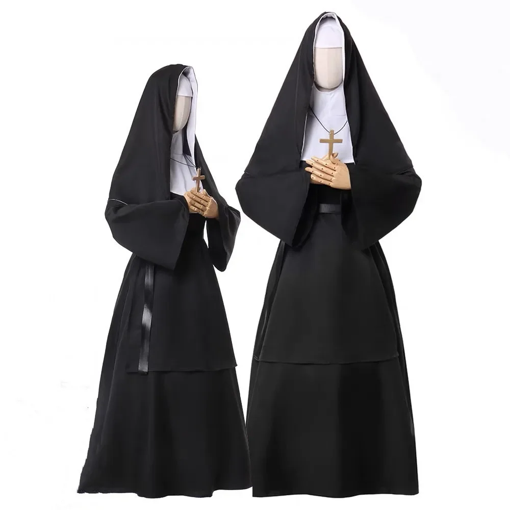 2026 Women Nun Costumes Maria  - огляд і ціна Bathrobe