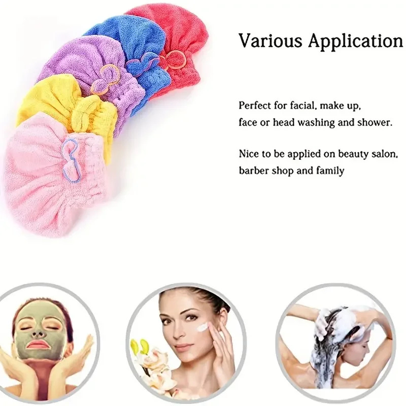 Quick Drying Hair Cap Women Bo - огляд і ціна Spa Towel