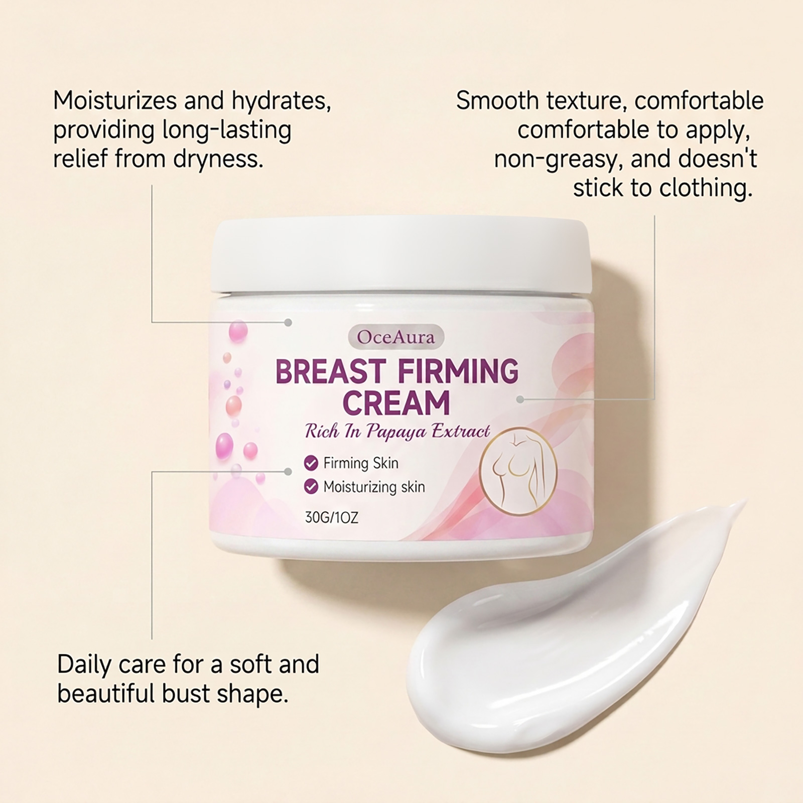 Papaya Extract Chest Care Crea - огляд і ціна Spa Massager