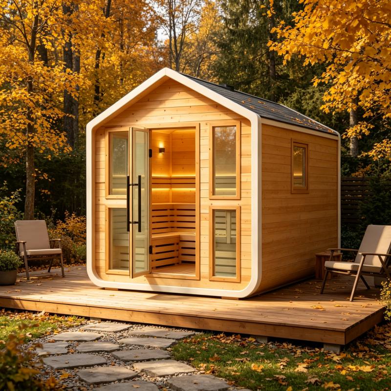 Custom Luxury Sauna Cabin Soli - огляд і ціна Spa Wellness Gym