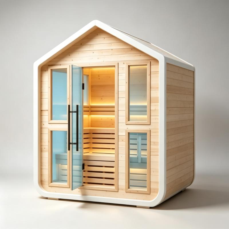 Custom Luxury Sauna Cabin Soli - огляд і ціна Spa Wellness Gym