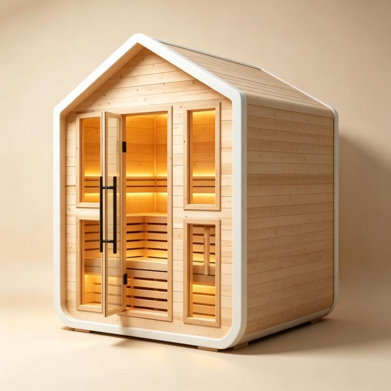 Custom Luxury Sauna Cabin Soli - огляд і ціна Spa Wellness Gym