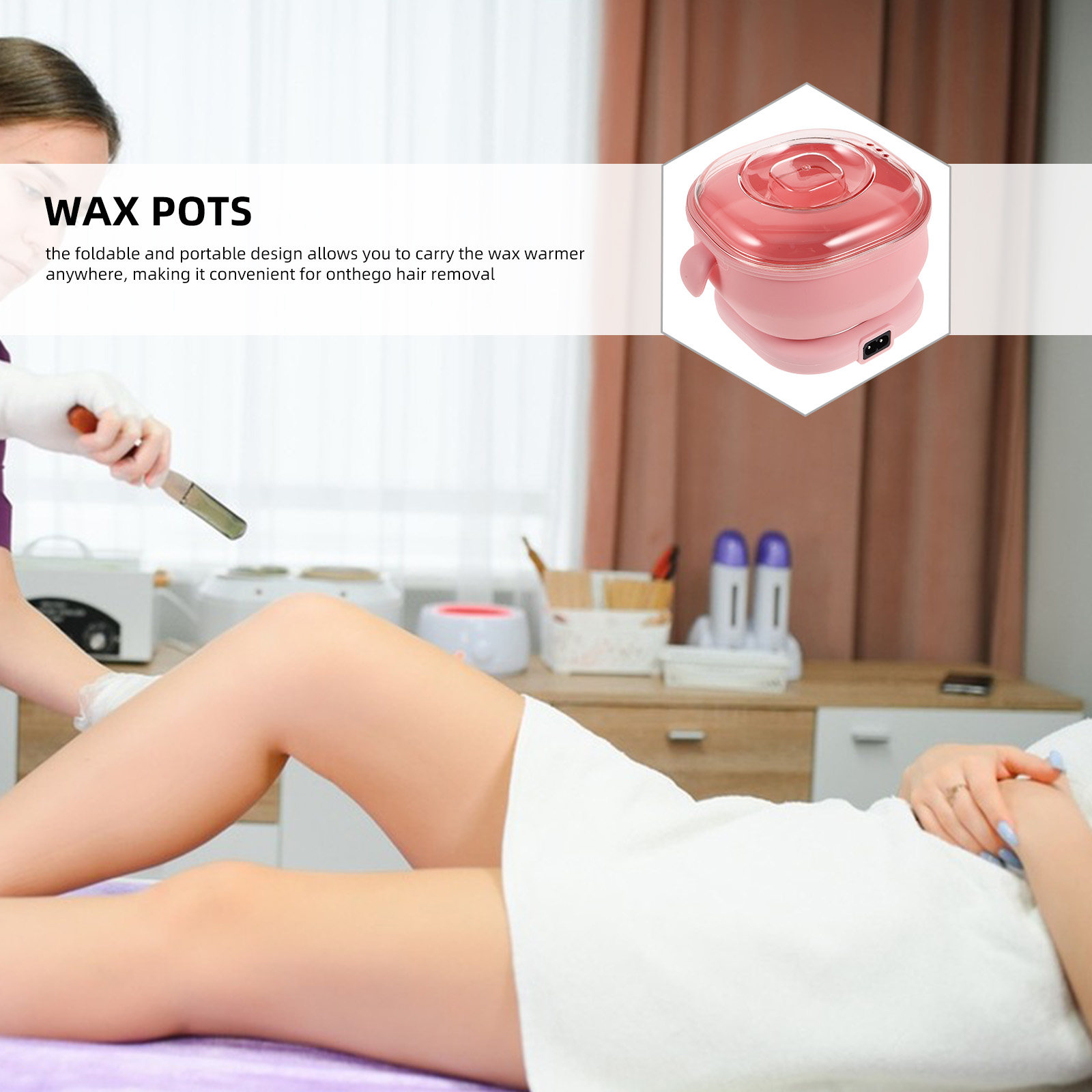 Foldable Portable Wax Warmer f - огляд і ціна Wax Warmer
