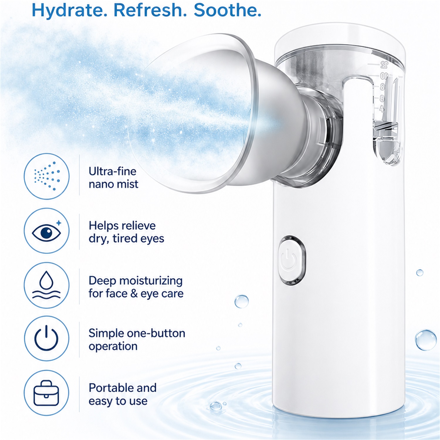 Eye Nano Humidifier Nebulizer  - огляд і ціна Face Steamer