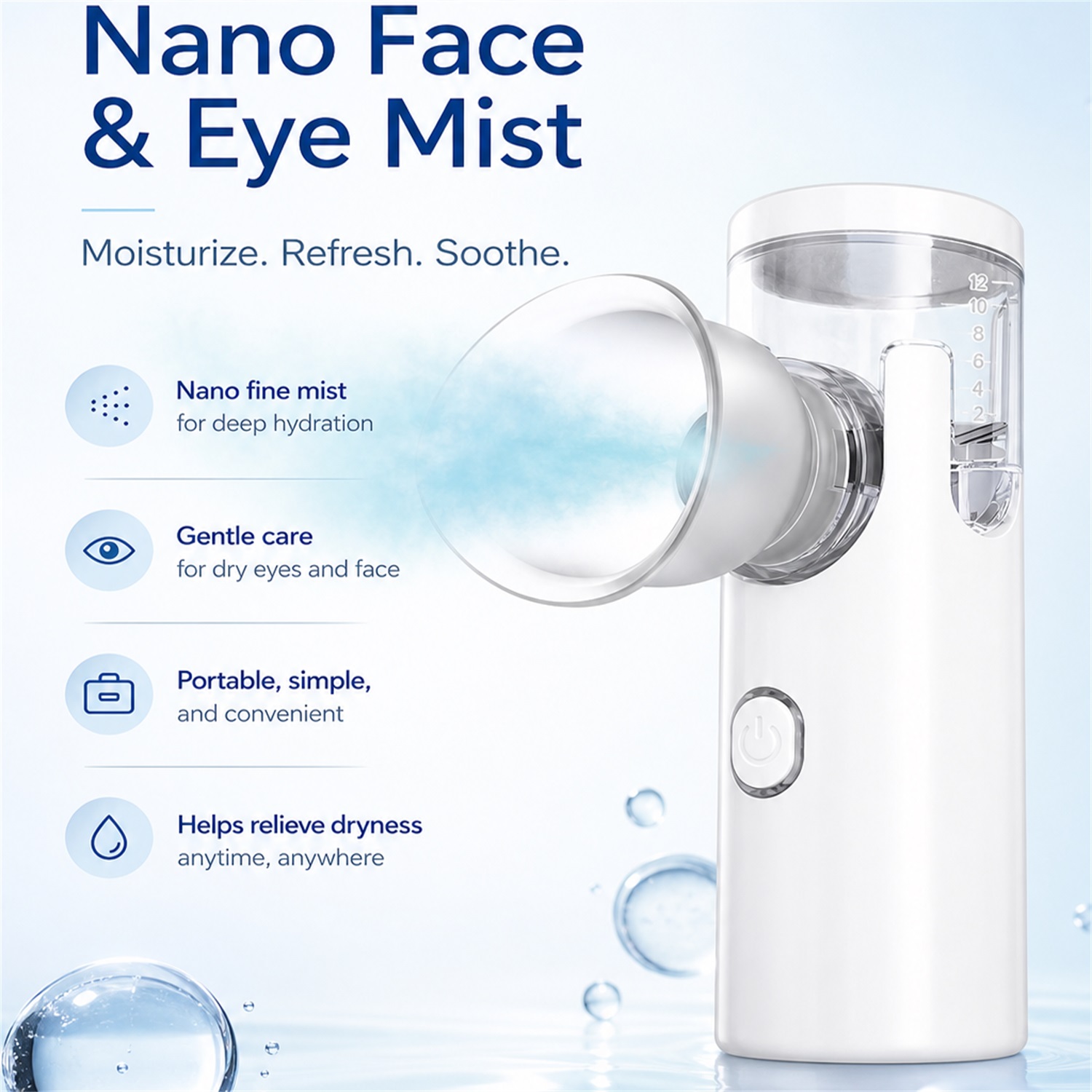 Eye Nano Humidifier Nebulizer  - огляд і ціна Face Steamer
