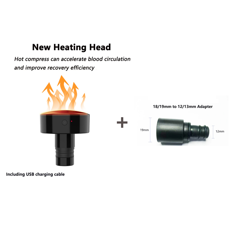 New Heat Fascia Gun Massage He - огляд і ціна Massage Gun