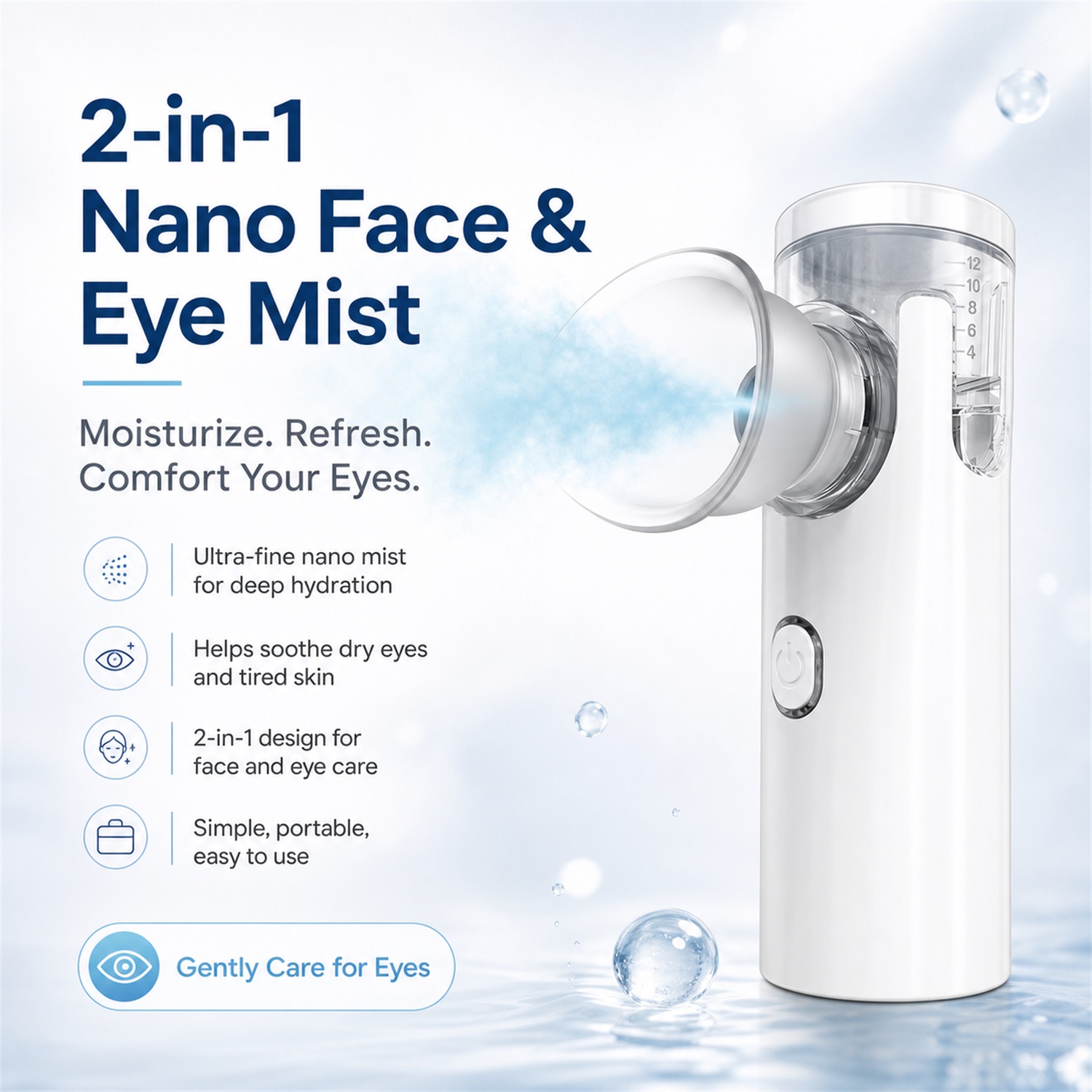 Nano Spray Eye Massage Instrum - огляд і ціна Face Steamer