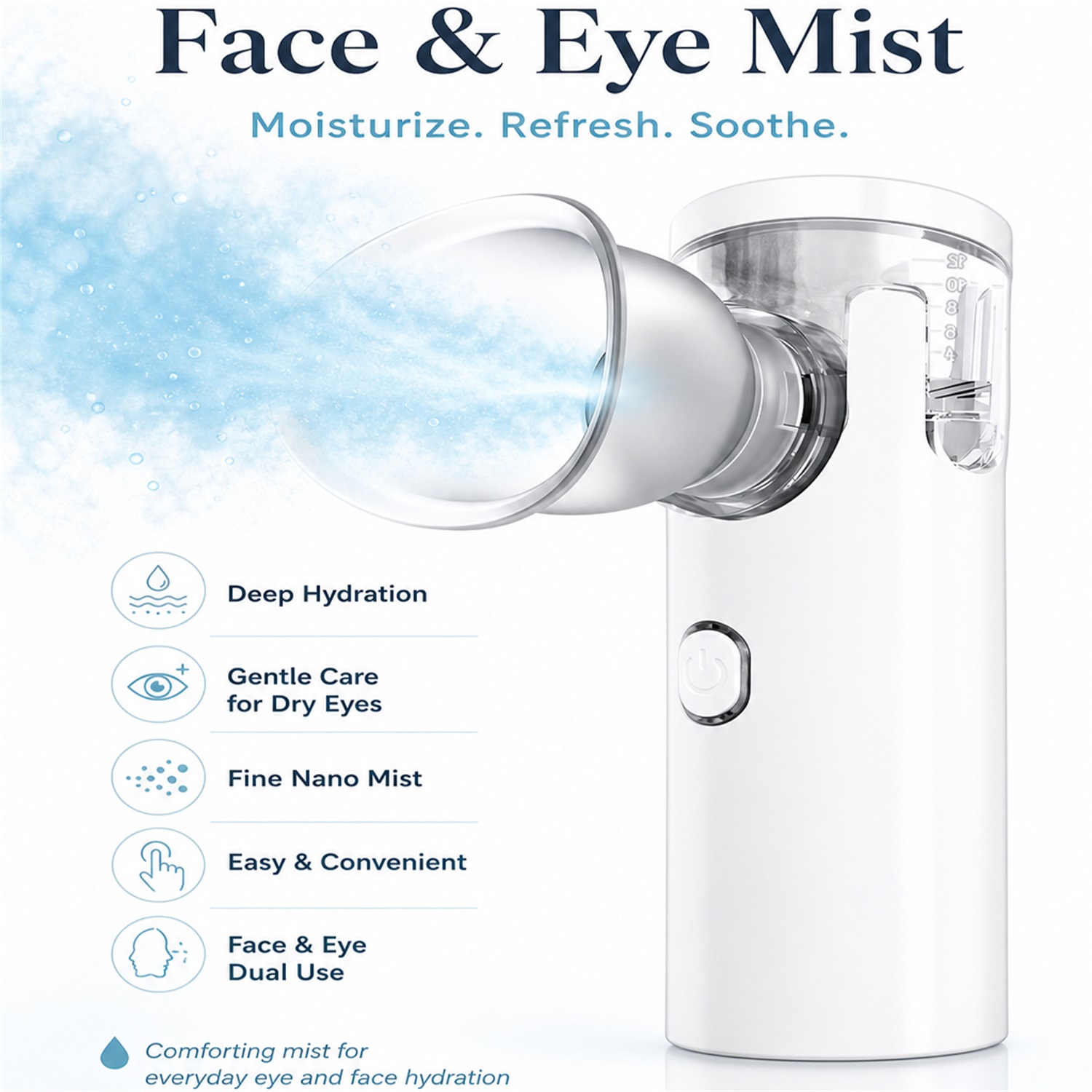 Nano Spray Eye Massage Instrum - огляд і ціна Face Steamer