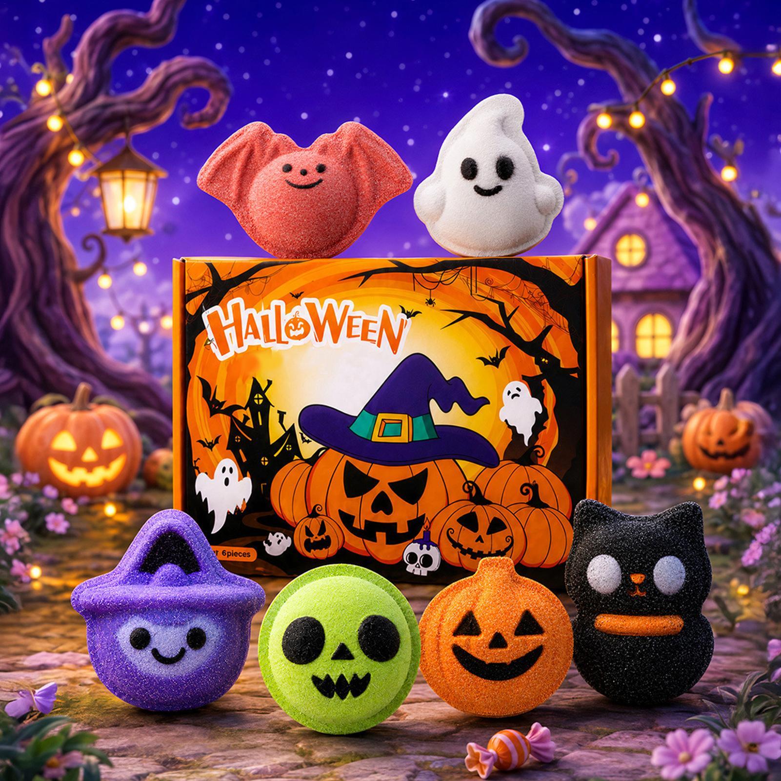 Halloween Bath ball Set, 6-pie - огляд і ціна Bath Salts