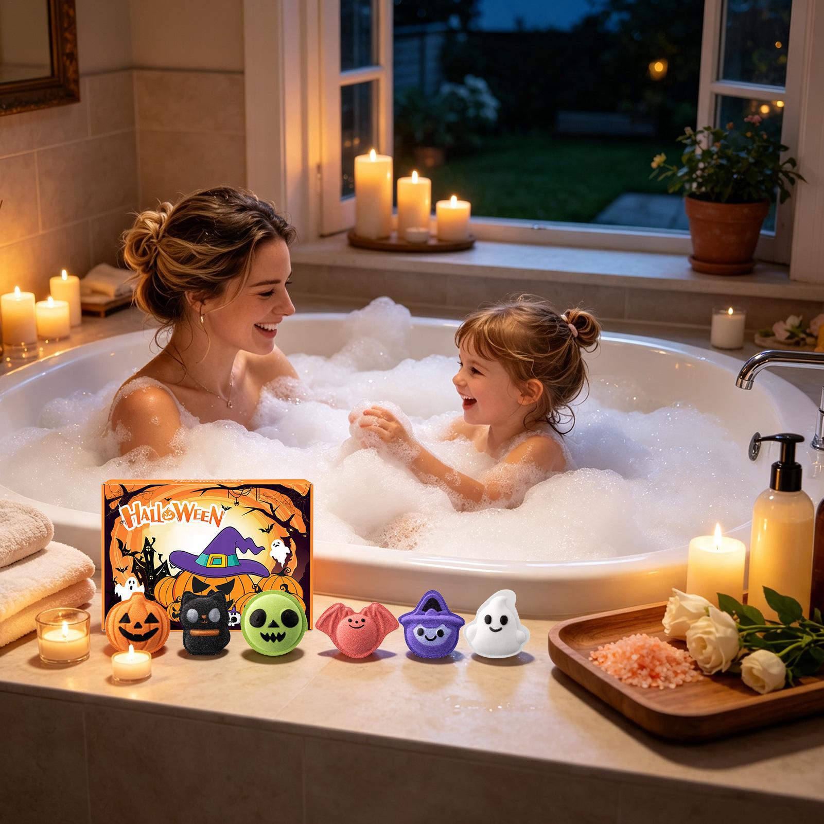 Halloween Bath ball Set, 6-pie - огляд і ціна Bath Salts