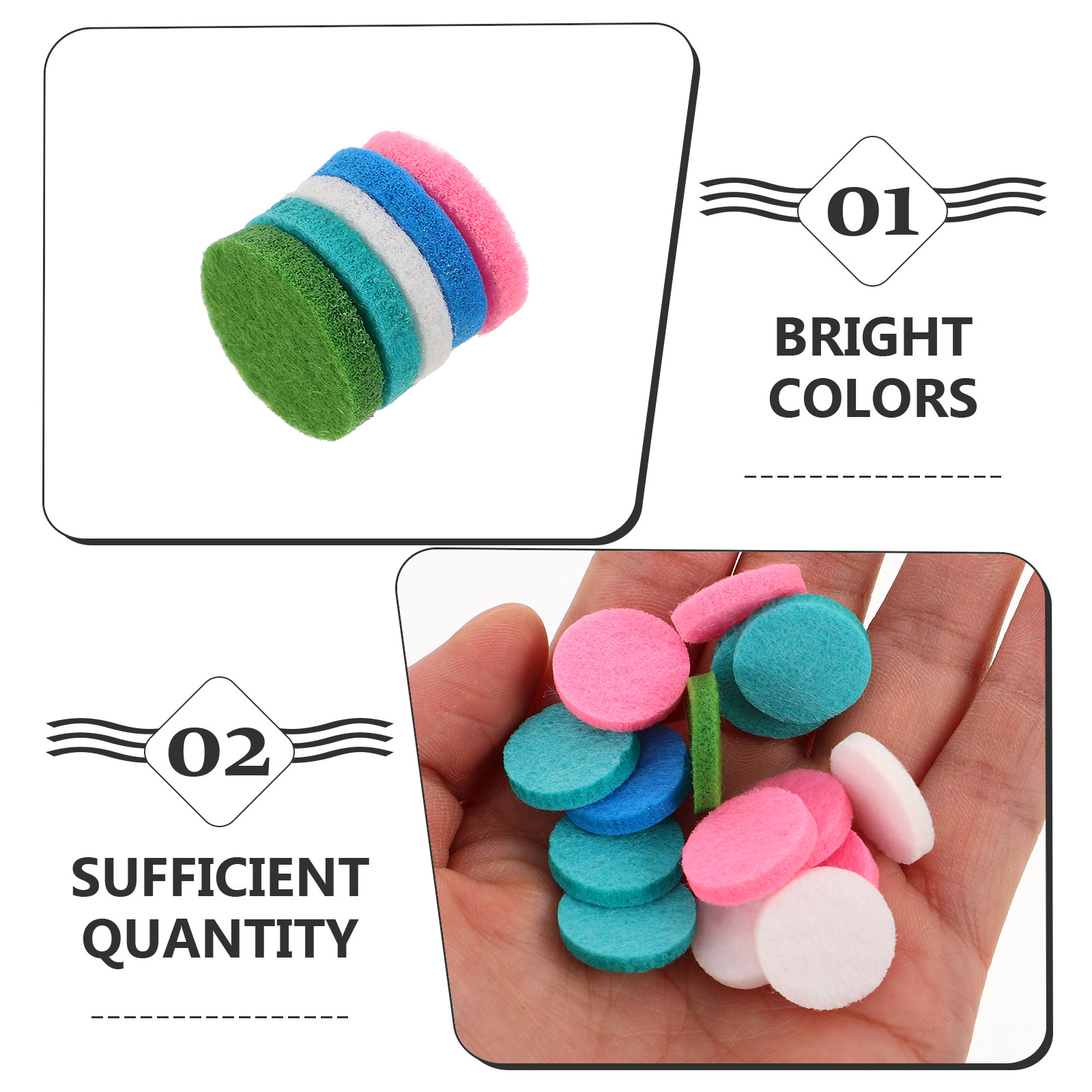 50Pcs Round Fragrance Pads Cot - огляд і ціна Aromatherapy Diffuser