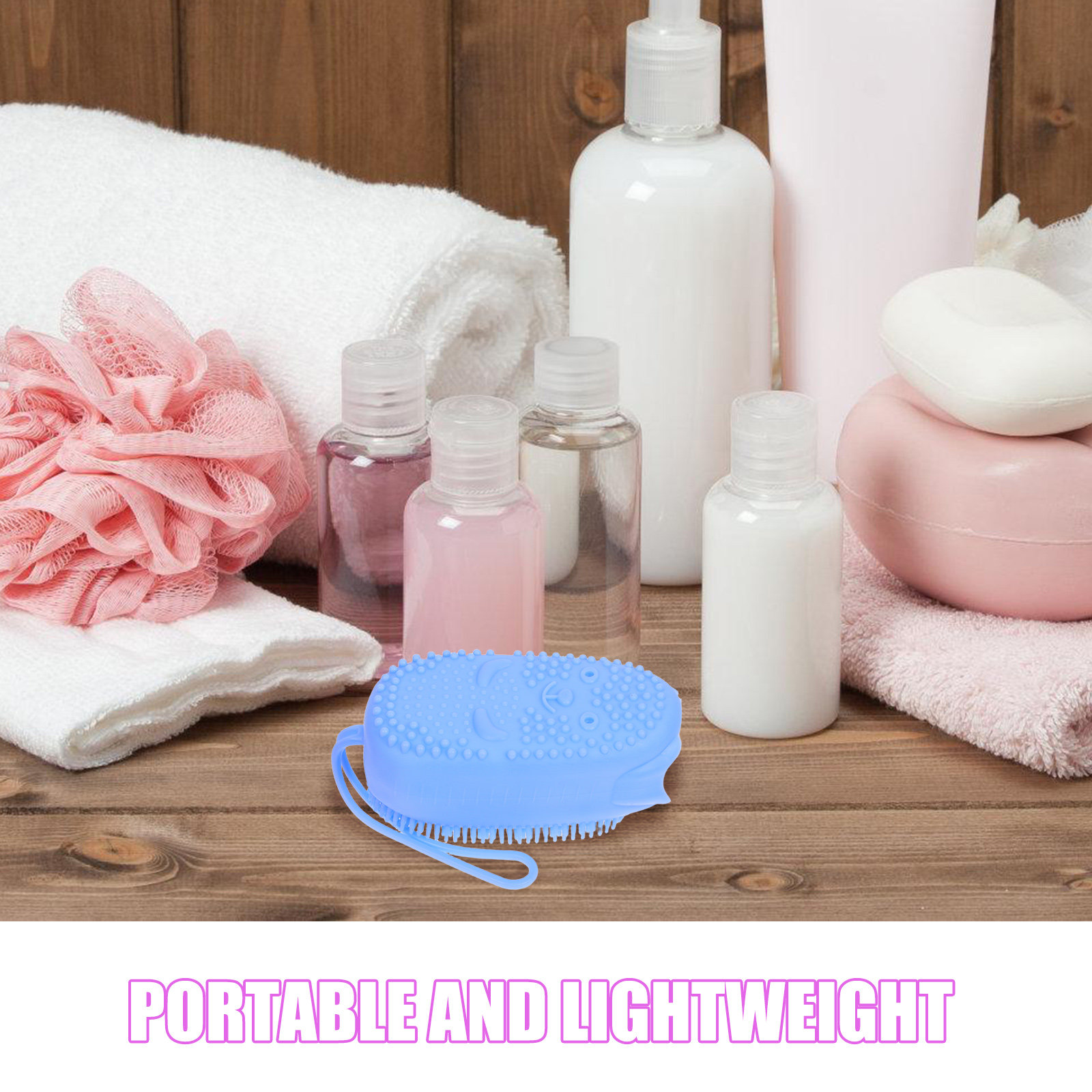 3Pcs Silicone Body Scrubber Du - огляд і ціна Body Brush