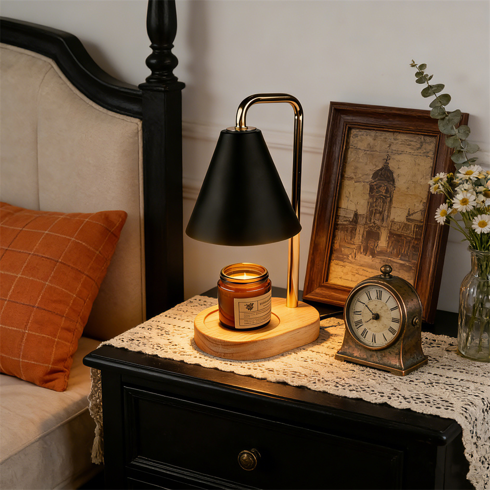Black Candle Warmer Lamp with  - огляд і ціна Wax Warmer