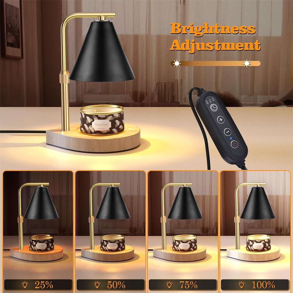 Black Candle Warmer Lamp with  - огляд і ціна Wax Warmer