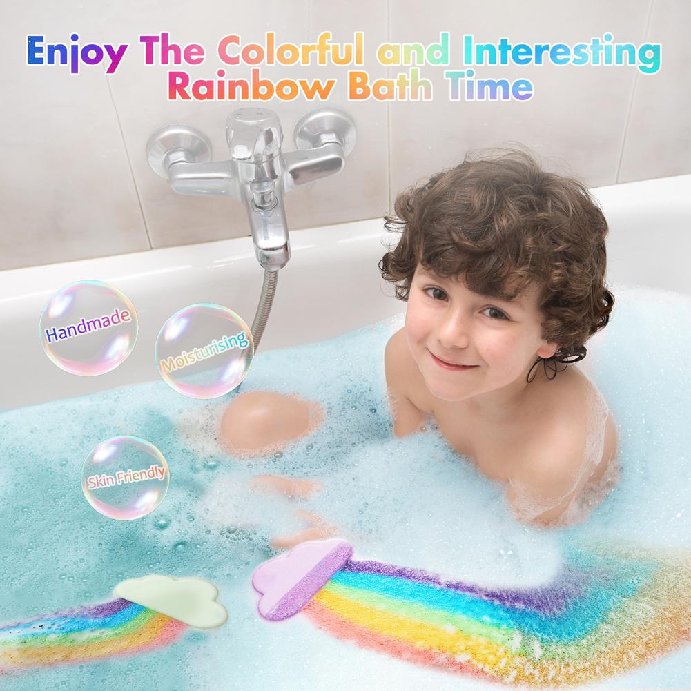 Rainbow Cloud Bath Ball for Ki - огляд і ціна Bath Salts