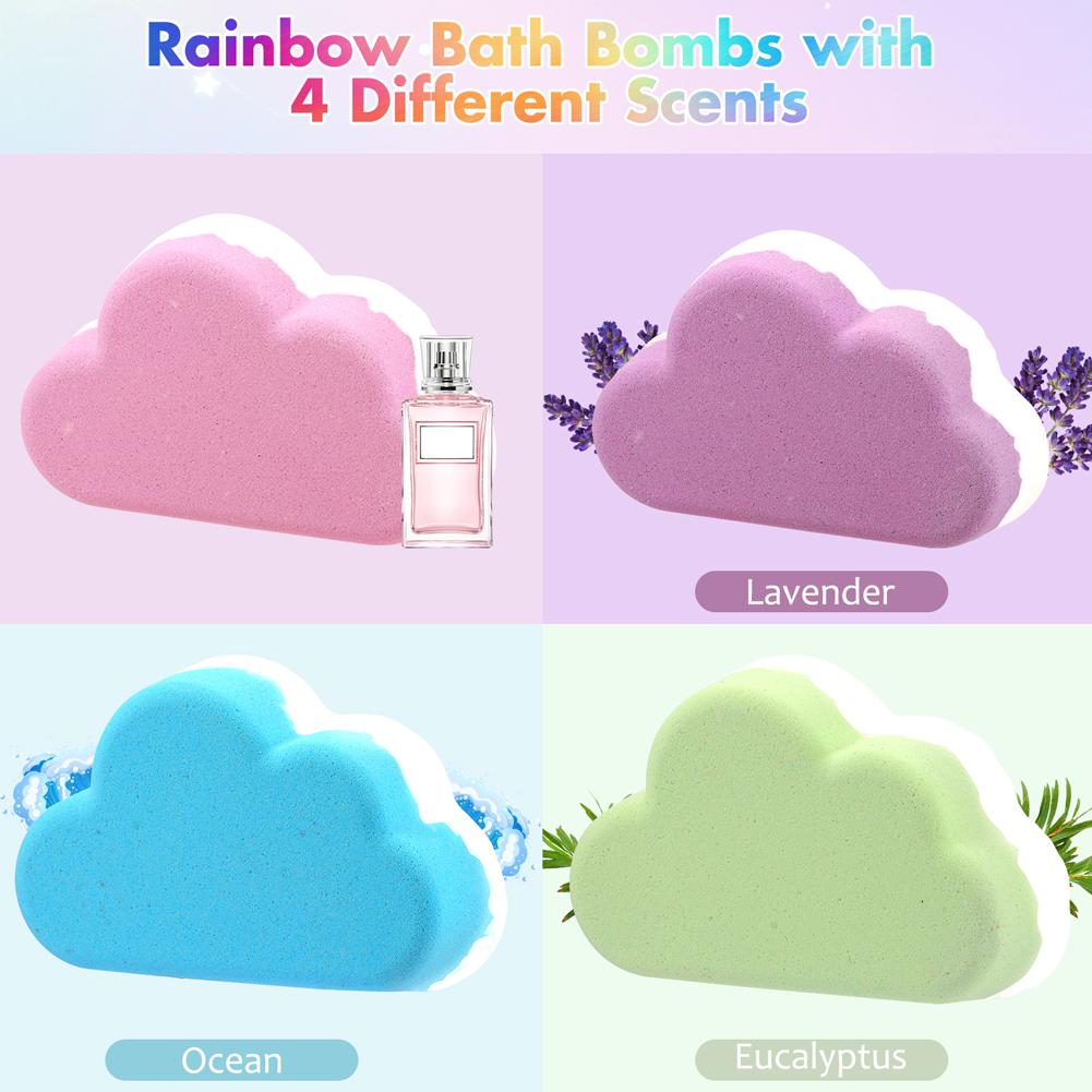 Rainbow Cloud Bath Ball for Ki - огляд і ціна Bath Salts