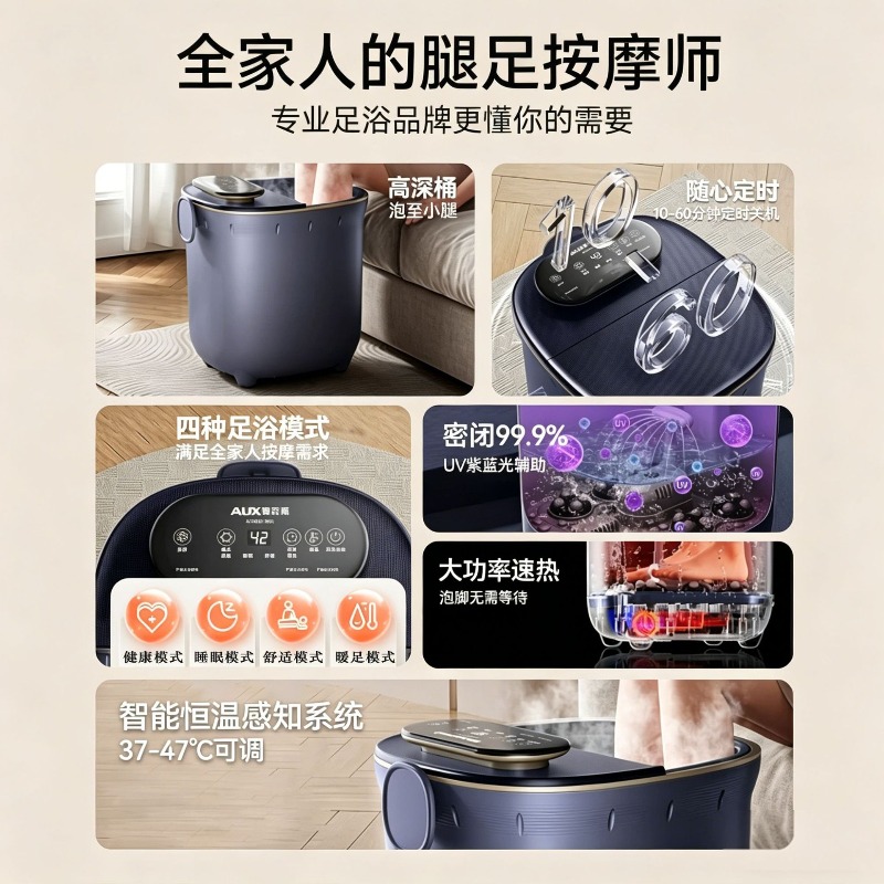 Electric Foot Bath Bucket, Aut - огляд і ціна Spa Massager