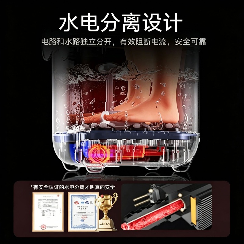 Electric Foot Bath Bucket, Aut - огляд і ціна Spa Massager