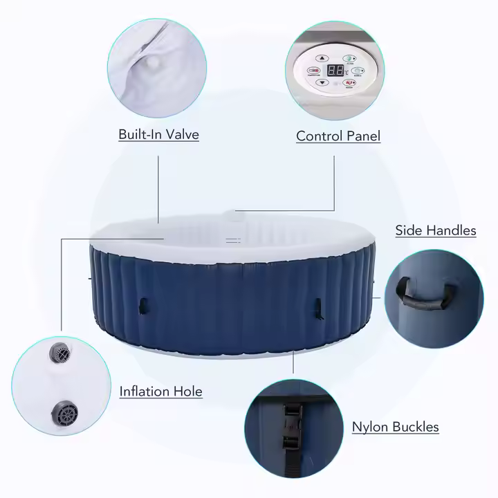 Outdoor Use 6 Person Round Inf - огляд і ціна Hot Tub