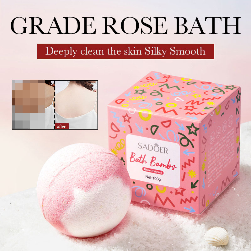 Salt Ball SADOER Rose Bath Bal - огляд і ціна Bath Salts