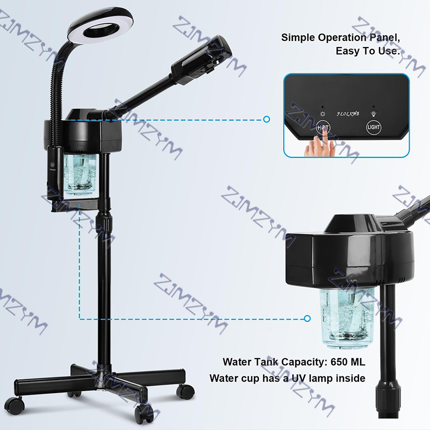 2-In-1 Facial Steamer with Lig - огляд і ціна Face Steamer