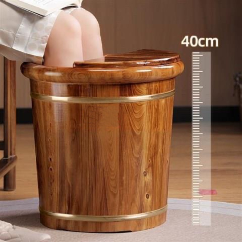 Wooden Foot Soaking Bucket, So - огляд і ціна Spa Massager