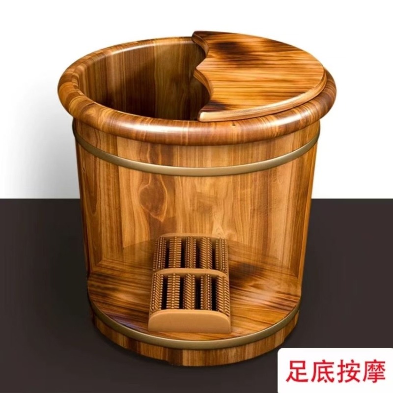 Wooden Foot Soaking Bucket, So - огляд і ціна Spa Massager