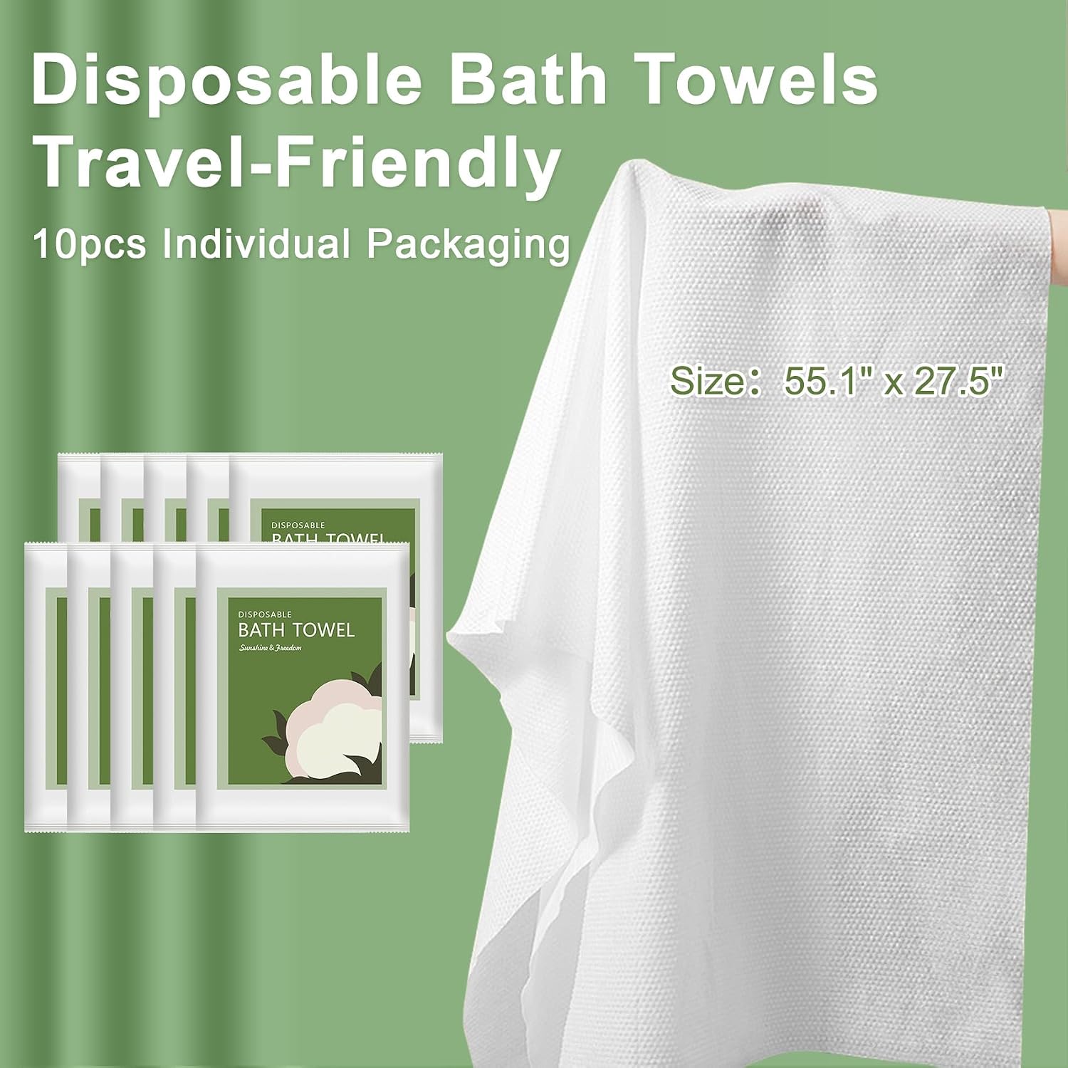 Disposable Bath Towels 10Pcs 5 - огляд і ціна Spa Towel