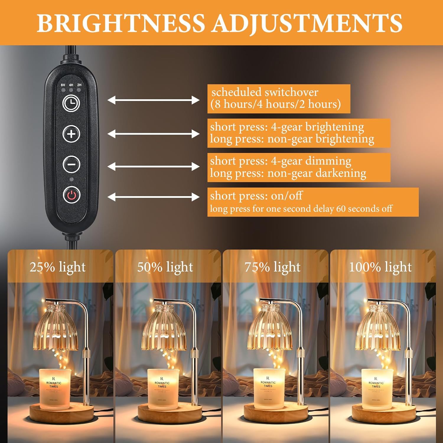 Adjustable Height Aromatherapy - огляд і ціна Wax Warmer