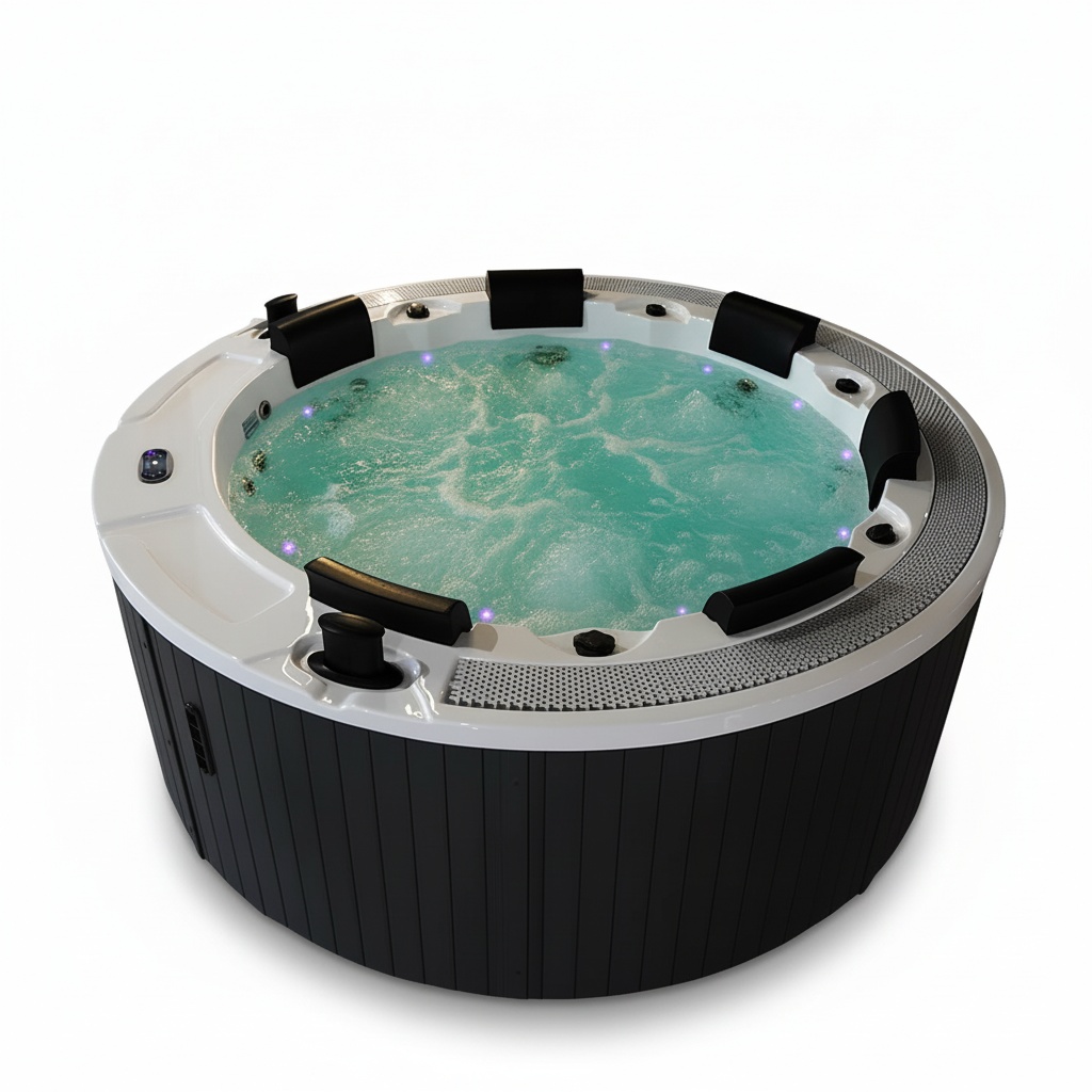 Outdoor Hot Tub with 10 Stainl - огляд і ціна Hot Tub