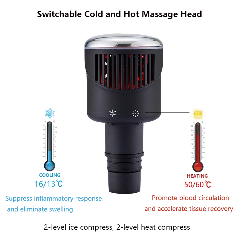 New Heat-Cold Fascia Gun Massa - огляд і ціна Massage Gun