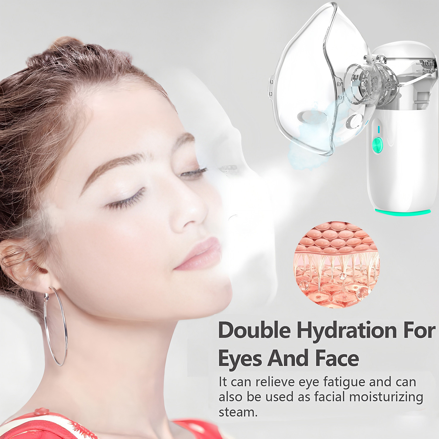 Face Steamer Nano Spray Hydrat - огляд і ціна Face Steamer