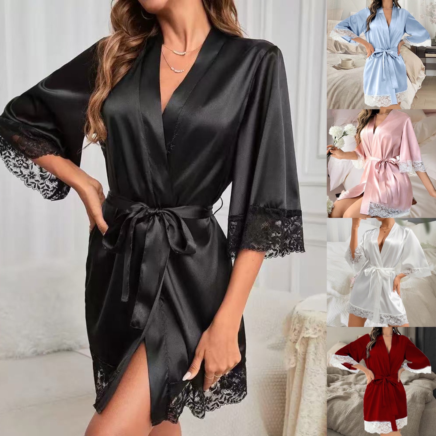 European and American bride ba - огляд і ціна Bathrobe