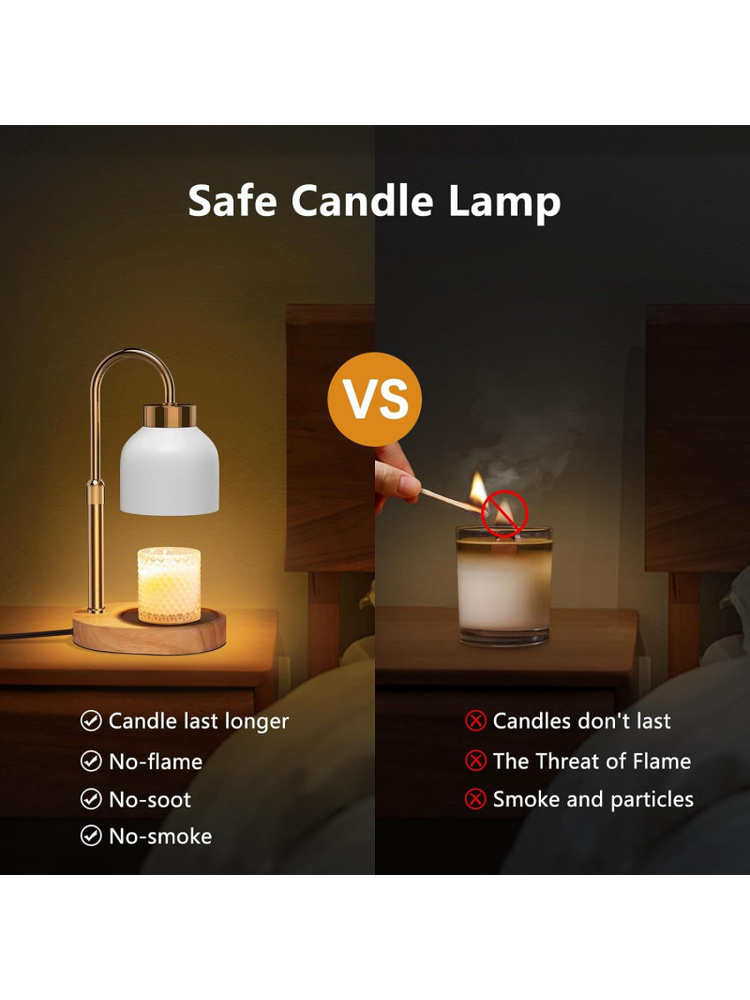 24H Timer Dimmable Candle Wax  - огляд і ціна Wax Warmer
