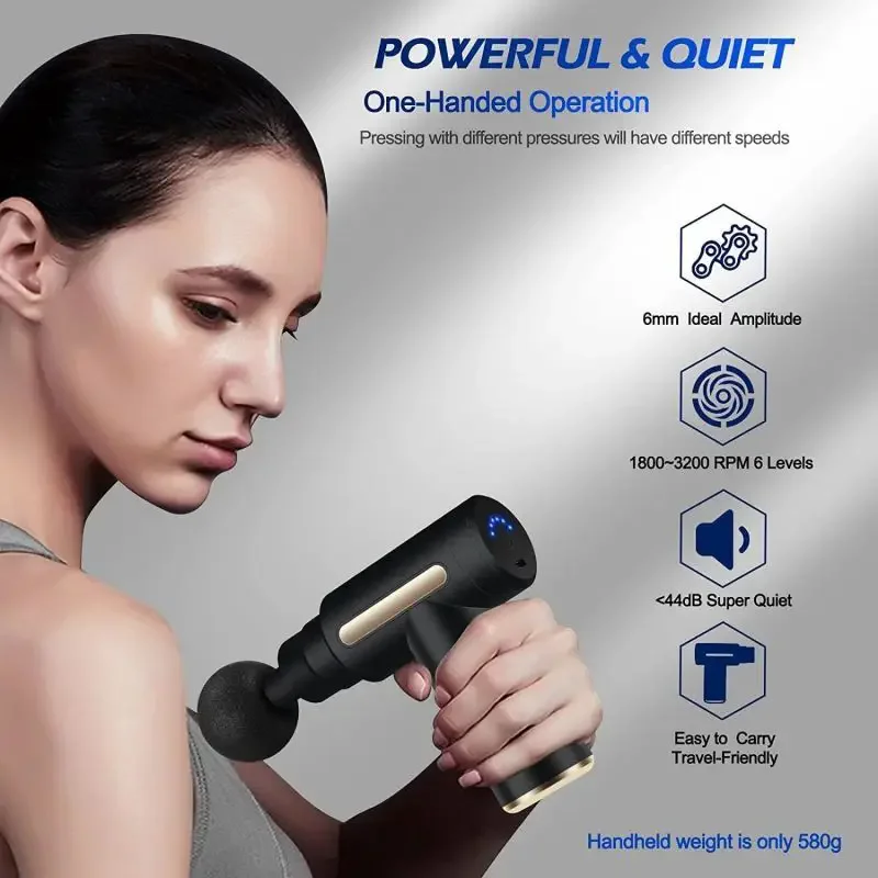 2024 portable fascia gun body  - огляд і ціна Massage Gun