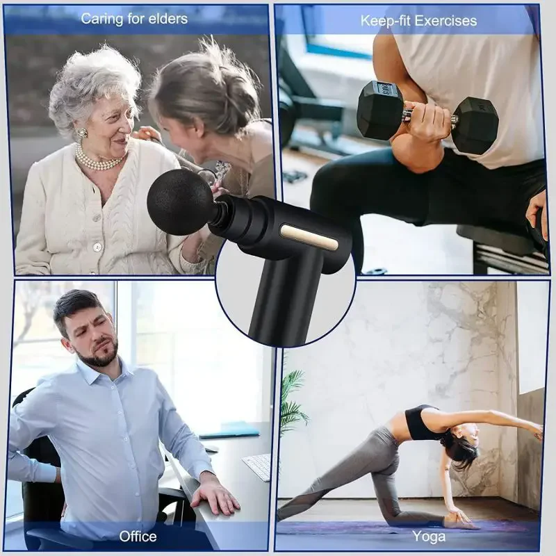2024 portable fascia gun body  - огляд і ціна Massage Gun