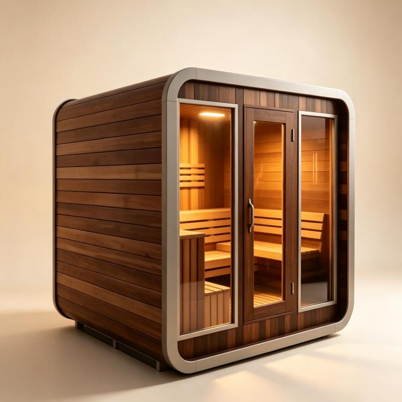 Luxury Custom Sauna Room Solid - огляд і ціна Spa Wellness Gym