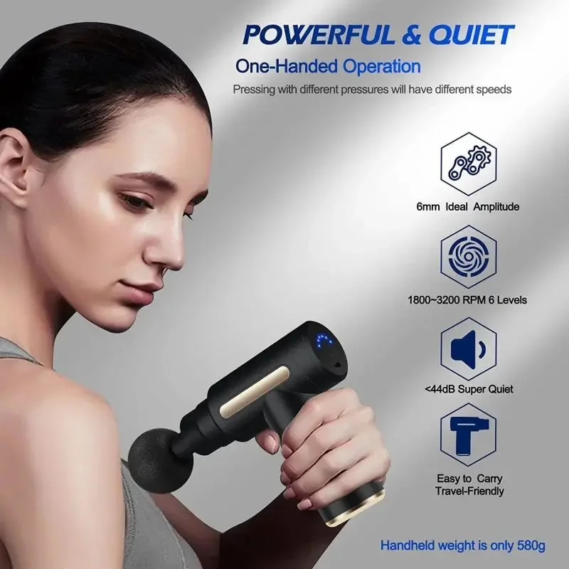 Portable Fascial Massage Gun E - огляд і ціна Massage Gun