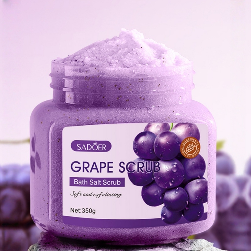 Grape Bath Salt Scrub 350g, Ex - огляд і ціна Bath Salts