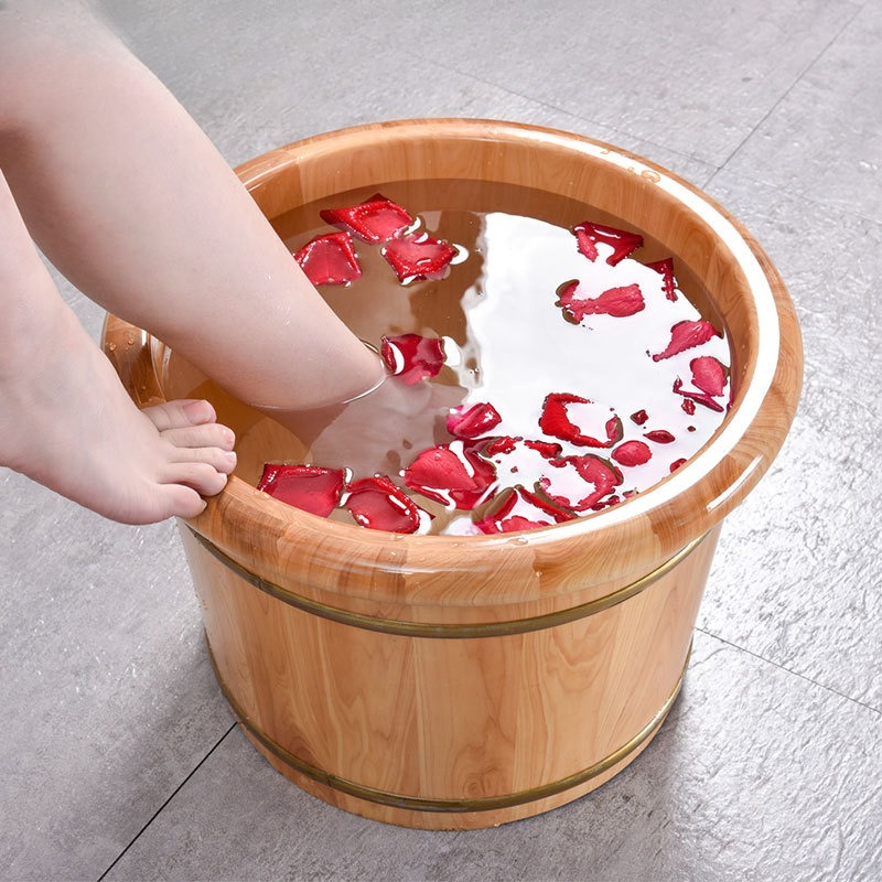 Wooden Foot Bath Bucket Solid  - огляд і ціна Foot Spa
