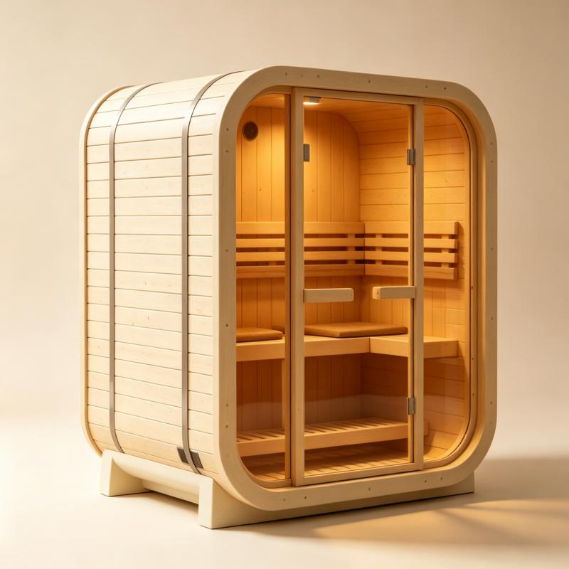 Custom Luxury Sauna Cabin Soli - огляд і ціна Spa Wellness Gym