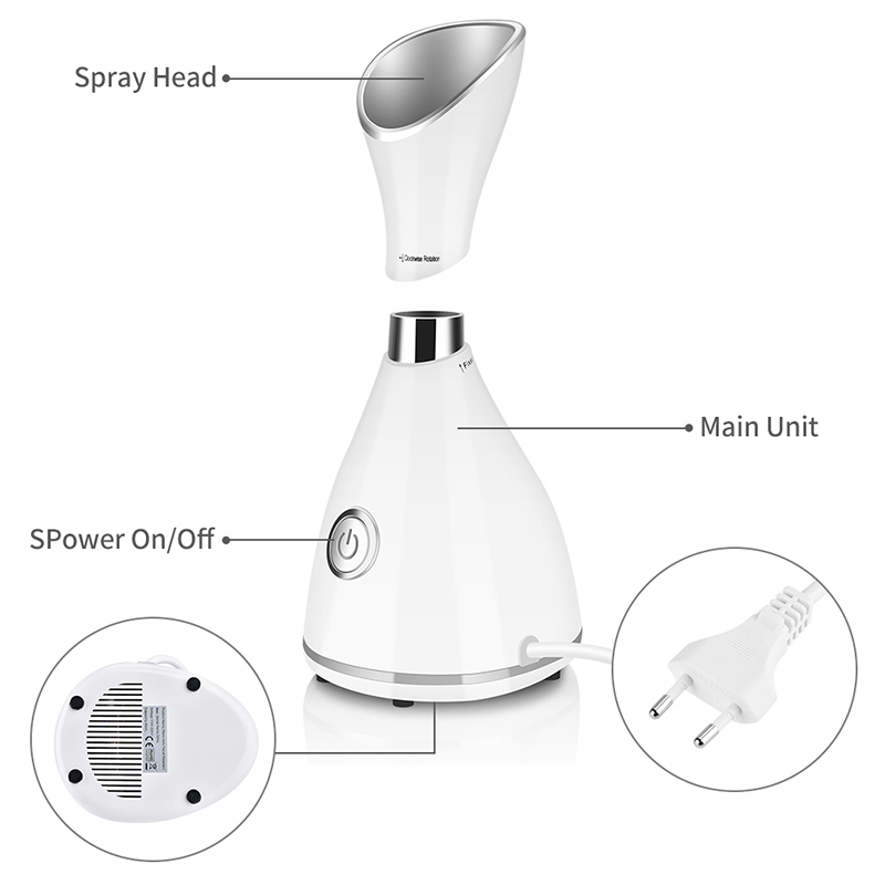 Portable Nano Ionic Hot Mist F - огляд і ціна Face Steamer