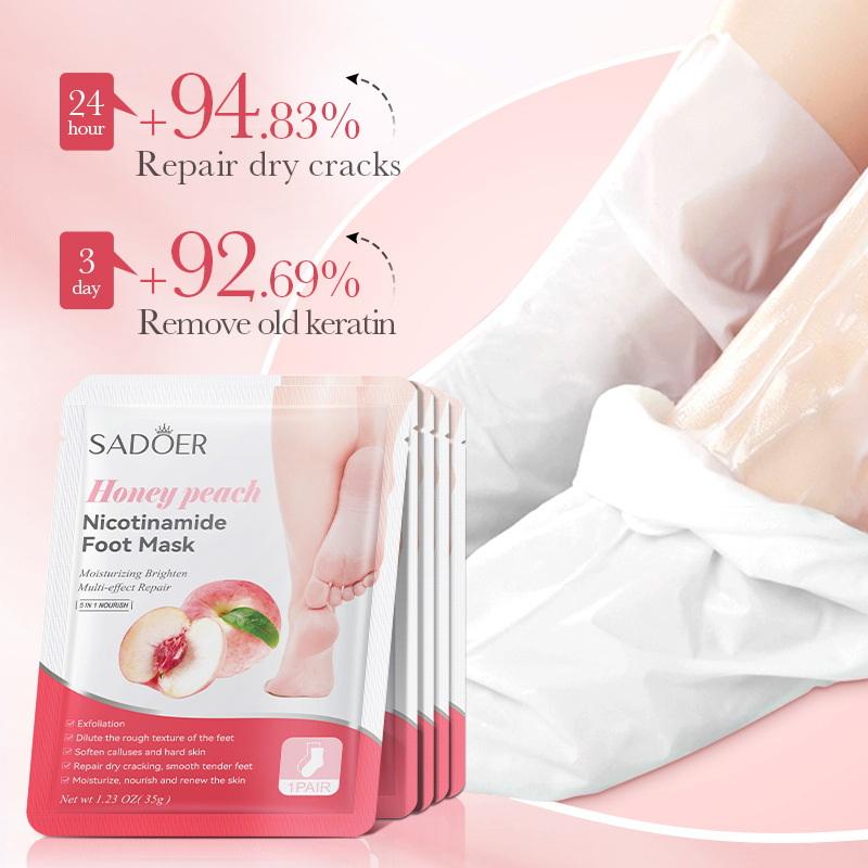 1 Pairs SADOER Fruits Foot Mas - огляд і ціна Foot Spa