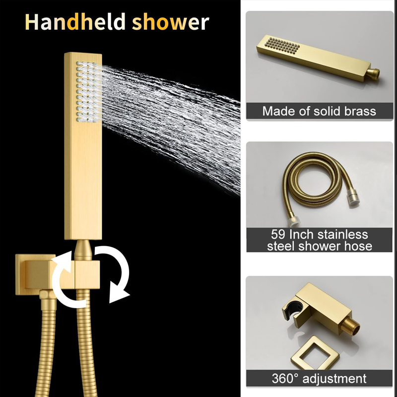 Brass Brushed Gold Digital Dis - огляд і ціна Body Brush